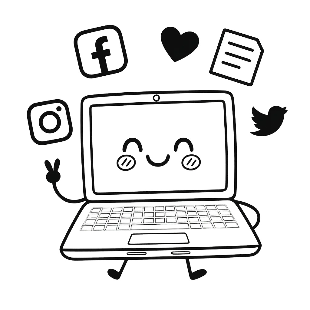 Social Media Lappy