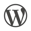 WordPress Logo Grey